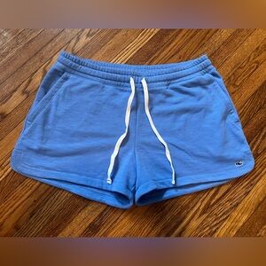 Vineyard Vines Blue Athletic Drawstring Shorts, Size M